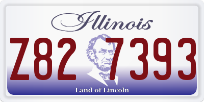 IL license plate Z827393