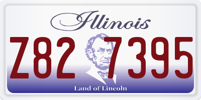IL license plate Z827395