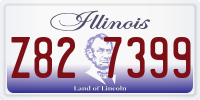 IL license plate Z827399