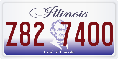 IL license plate Z827400