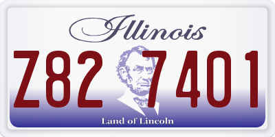 IL license plate Z827401
