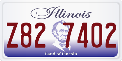 IL license plate Z827402