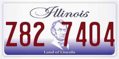 IL license plate Z827404
