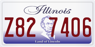 IL license plate Z827406
