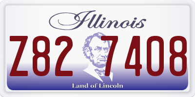 IL license plate Z827408