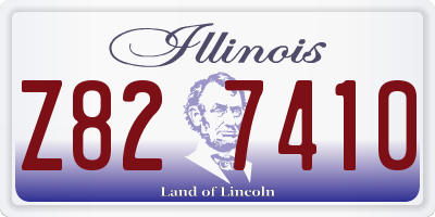 IL license plate Z827410