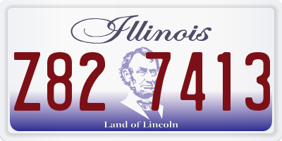 IL license plate Z827413
