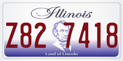 IL license plate Z827418