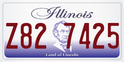 IL license plate Z827425