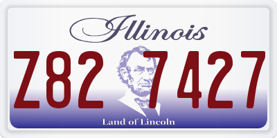 IL license plate Z827427