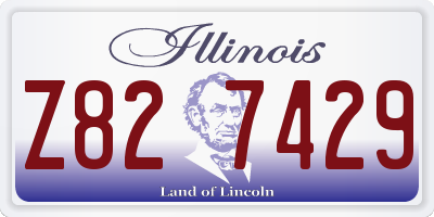 IL license plate Z827429