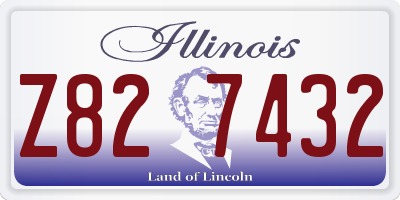 IL license plate Z827432