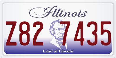 IL license plate Z827435
