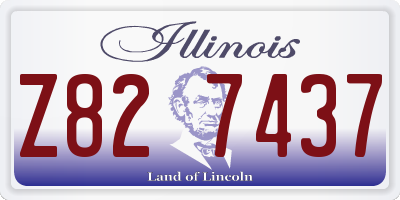 IL license plate Z827437