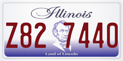 IL license plate Z827440