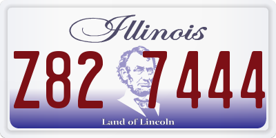 IL license plate Z827444