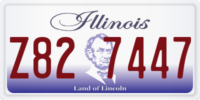 IL license plate Z827447
