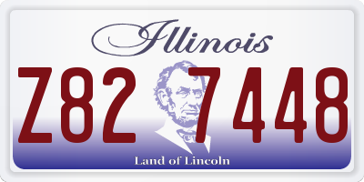 IL license plate Z827448