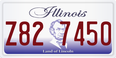 IL license plate Z827450
