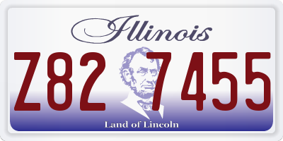 IL license plate Z827455