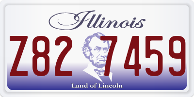 IL license plate Z827459