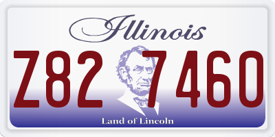 IL license plate Z827460