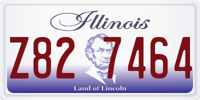 IL license plate Z827464