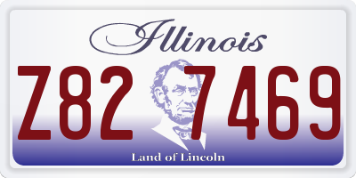IL license plate Z827469