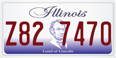 IL license plate Z827470