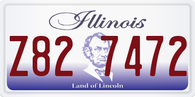 IL license plate Z827472