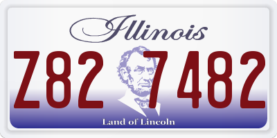 IL license plate Z827482