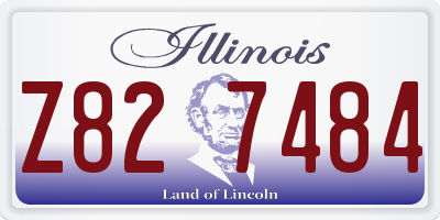IL license plate Z827484