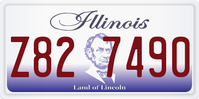 IL license plate Z827490