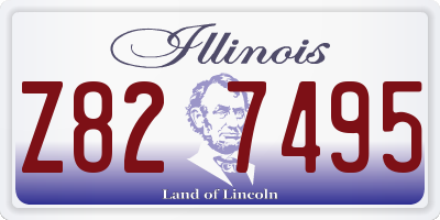 IL license plate Z827495