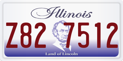 IL license plate Z827512