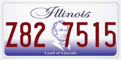 IL license plate Z827515