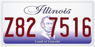 IL license plate Z827516