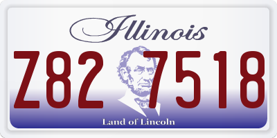 IL license plate Z827518