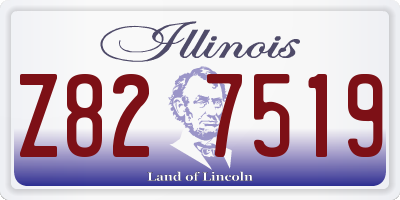 IL license plate Z827519
