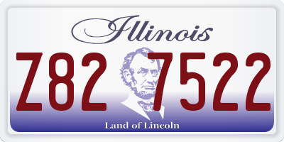 IL license plate Z827522