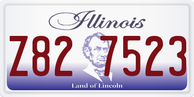 IL license plate Z827523