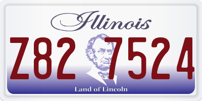 IL license plate Z827524