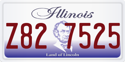 IL license plate Z827525