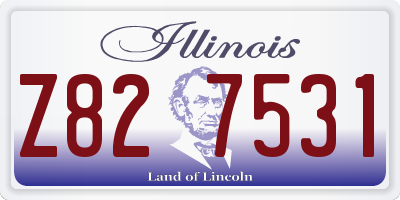 IL license plate Z827531