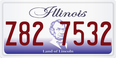 IL license plate Z827532