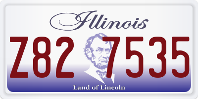 IL license plate Z827535
