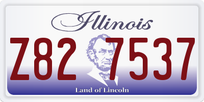 IL license plate Z827537