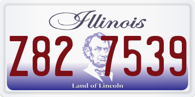 IL license plate Z827539