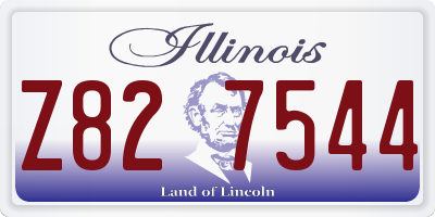 IL license plate Z827544