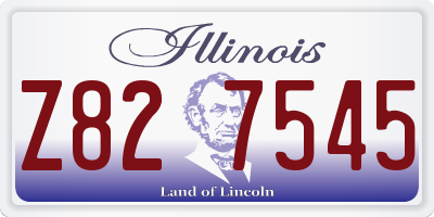 IL license plate Z827545